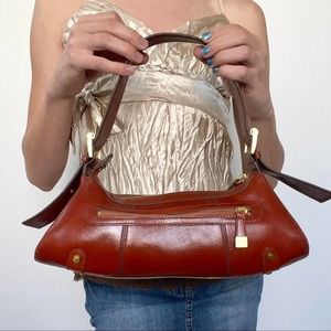 Y2k maxxx leather mini shoulder bag